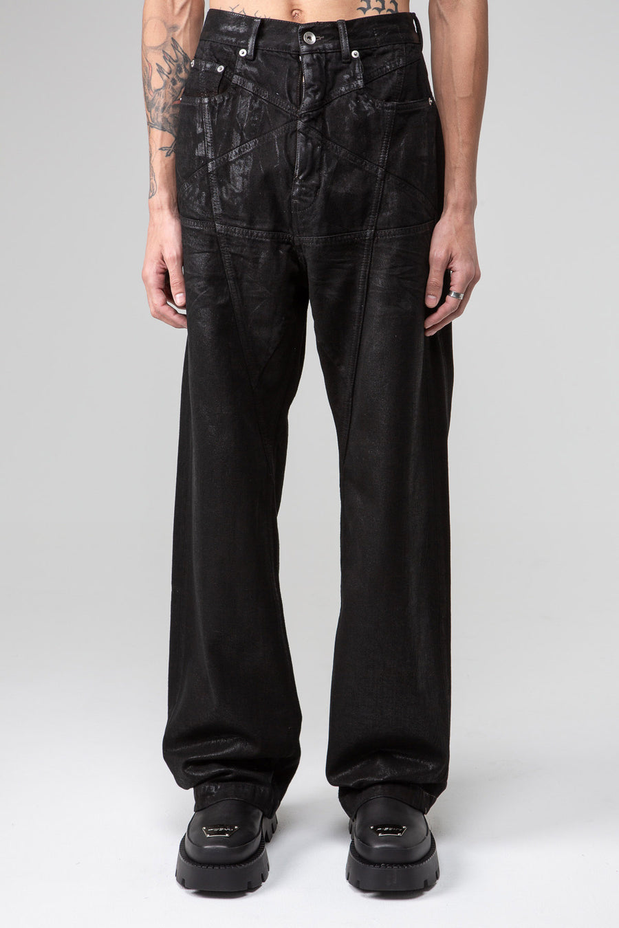 新品《 Rick Owens 》Geth Jeans 32 ( Black )新品未使用 - デニム